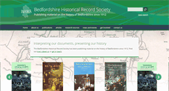 Desktop Screenshot of bedfordshirehrs.org.uk